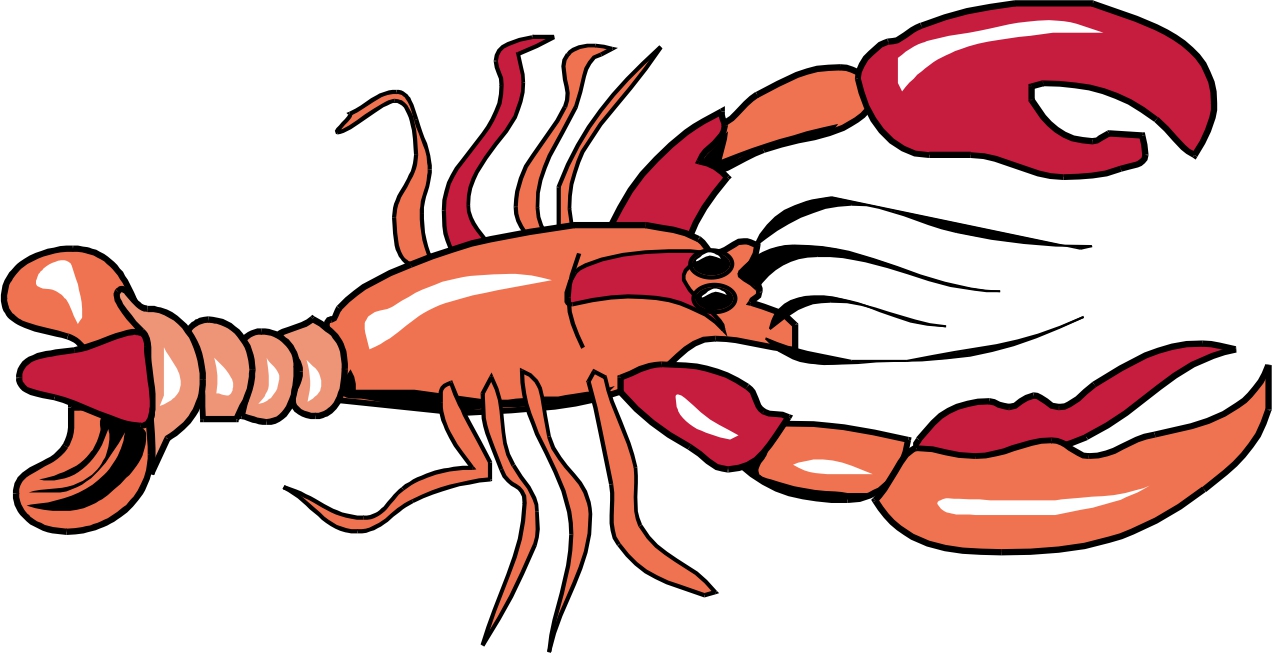 1272x653 Lobster Outline Clipart 3