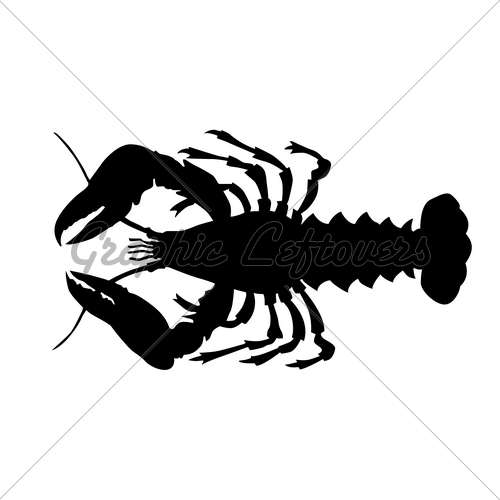 500x500 Seafood Silhouette Clipart Panda