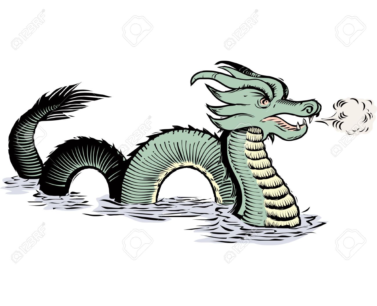 1300x1053 Sea Monster Clipart Funny Cartoon