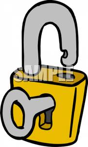 181x300 Art Image A Key Turning A Lock