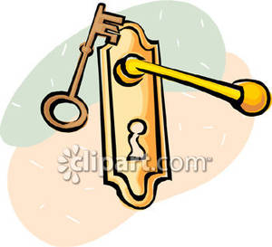 300x273 Door Handle Opening Clipart