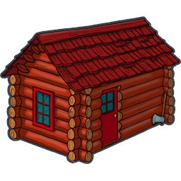 Log Cabin Cartoon | Free download on ClipArtMag