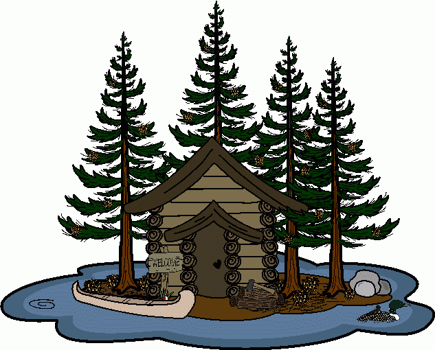 633x510 Cottage Clipart Mountain Cabin