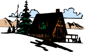 296x183 Log Cabin Clipart Etc Image