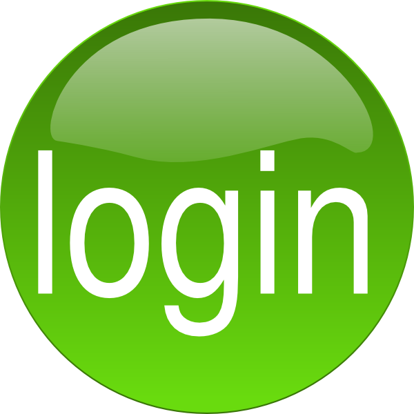 600x600 Green Login Clip Art