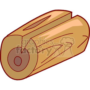 300x300 Royalty Free Cartoon Log 136811 Vector Clip Art Image