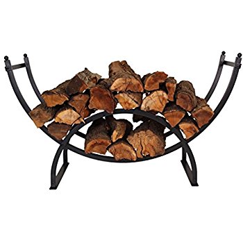 350x350 Patio Watcher 3 Foot Curved Firewood Rack Log Rack