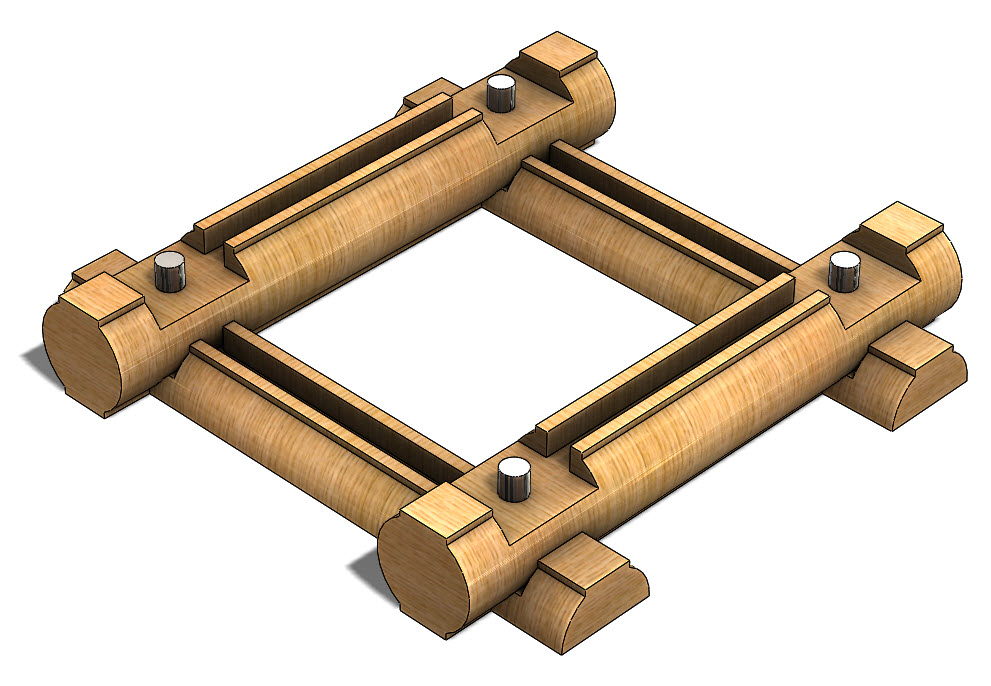 991x686 Creating A Log Cabin In Solidworks