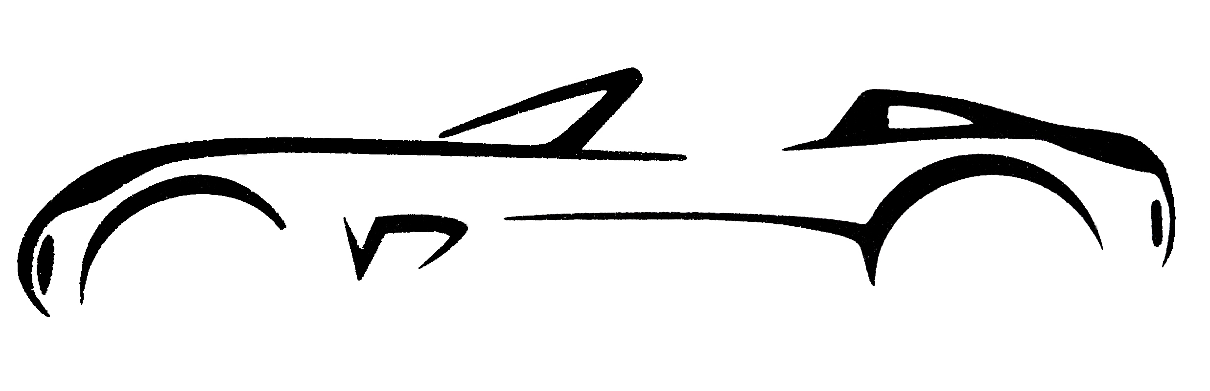 2472x800 Mustang Car Logo Clipart