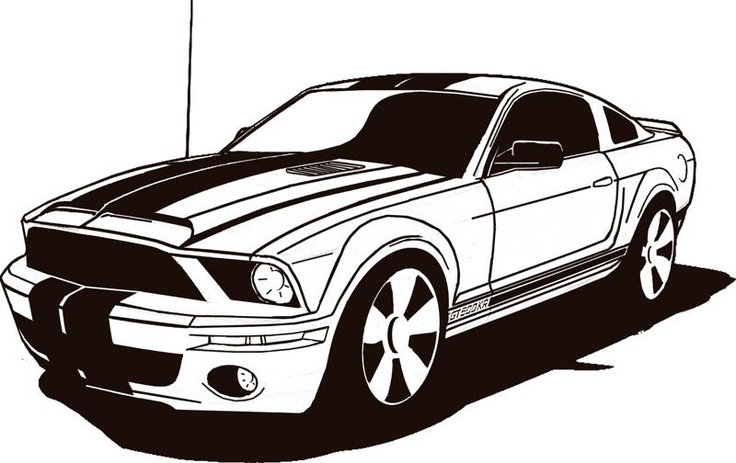 736x463 Ford Mustang Clipart