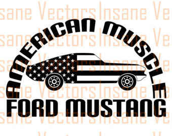 340x270 Ford Mustang Vector Etsy