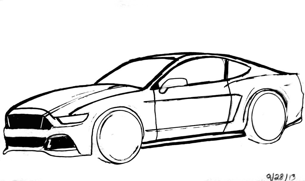 1024x609 Car Clipart 2015 Mustang
