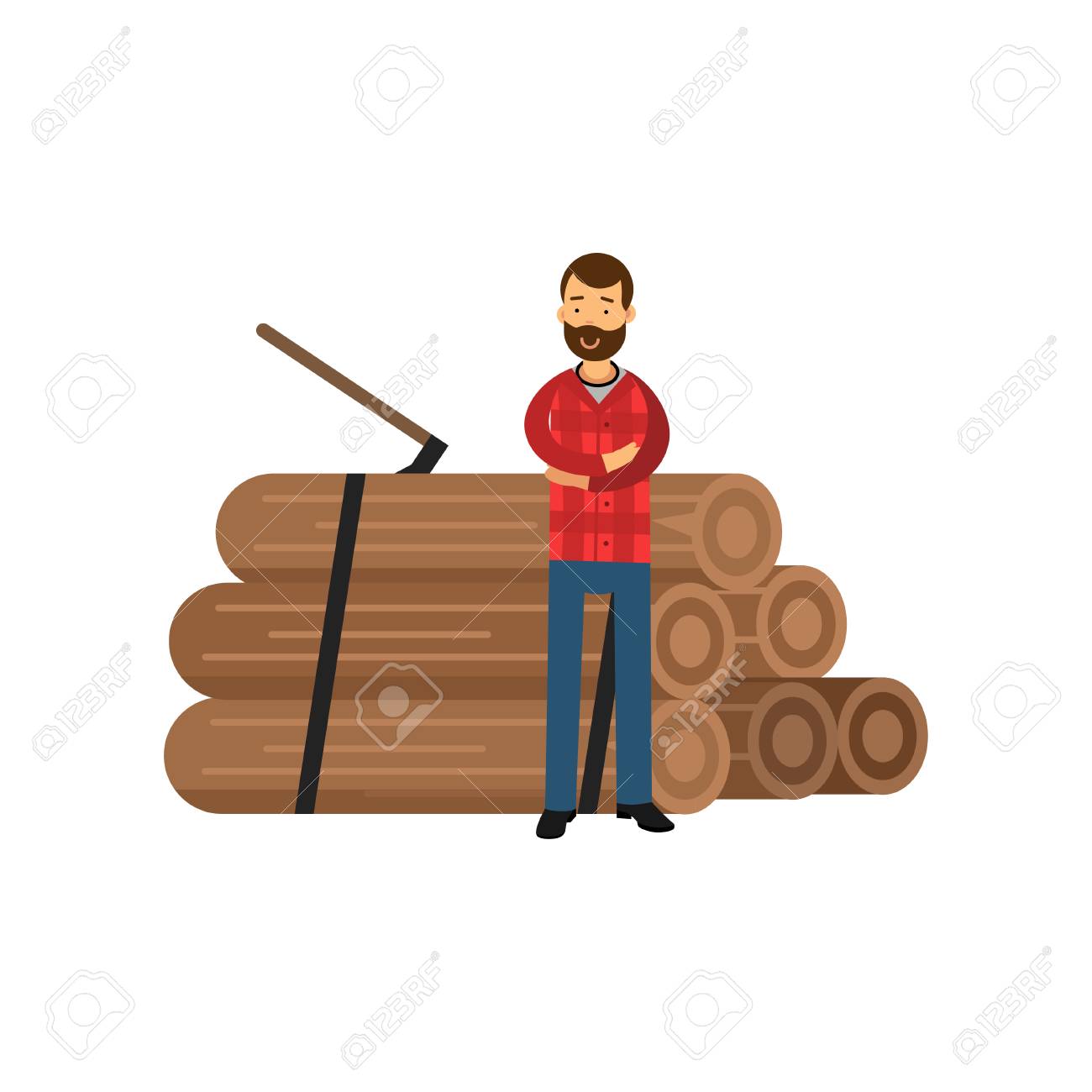 1300x1300 527 Lumberman Stock Vector Illustration And Royalty Free Lumberman