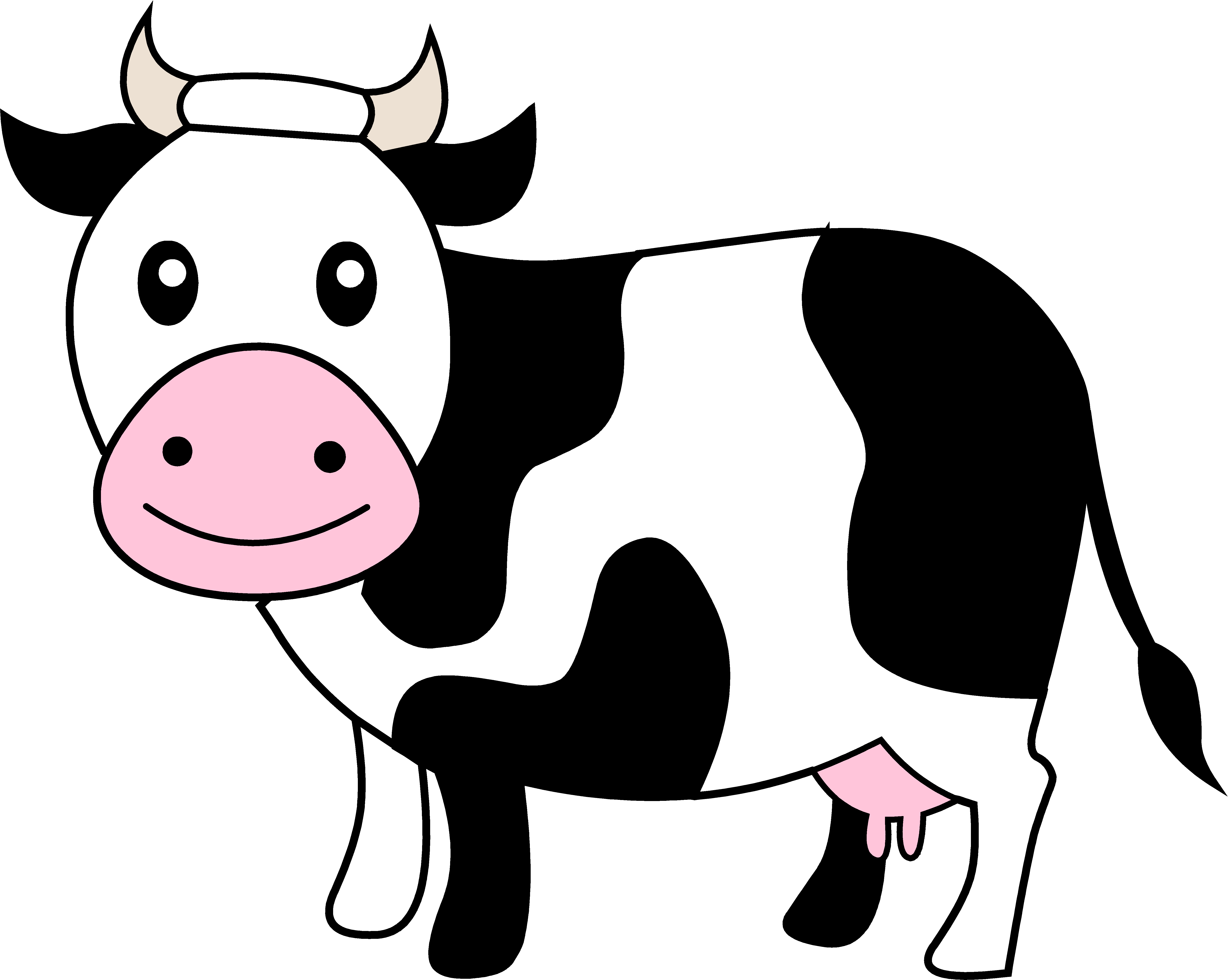 5961x4759 Clipart Cattle