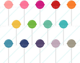 340x270 Lollipop Clipart Etsy