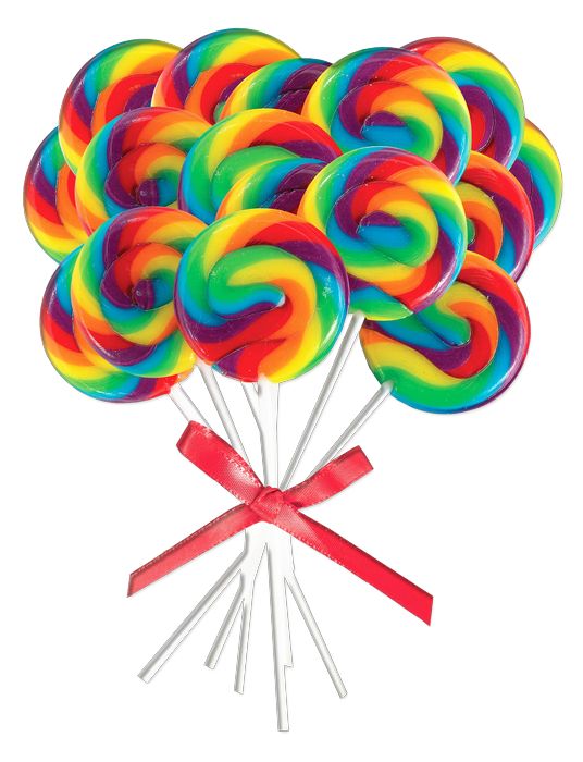 536x700 Rainbow Lollipop Clipart