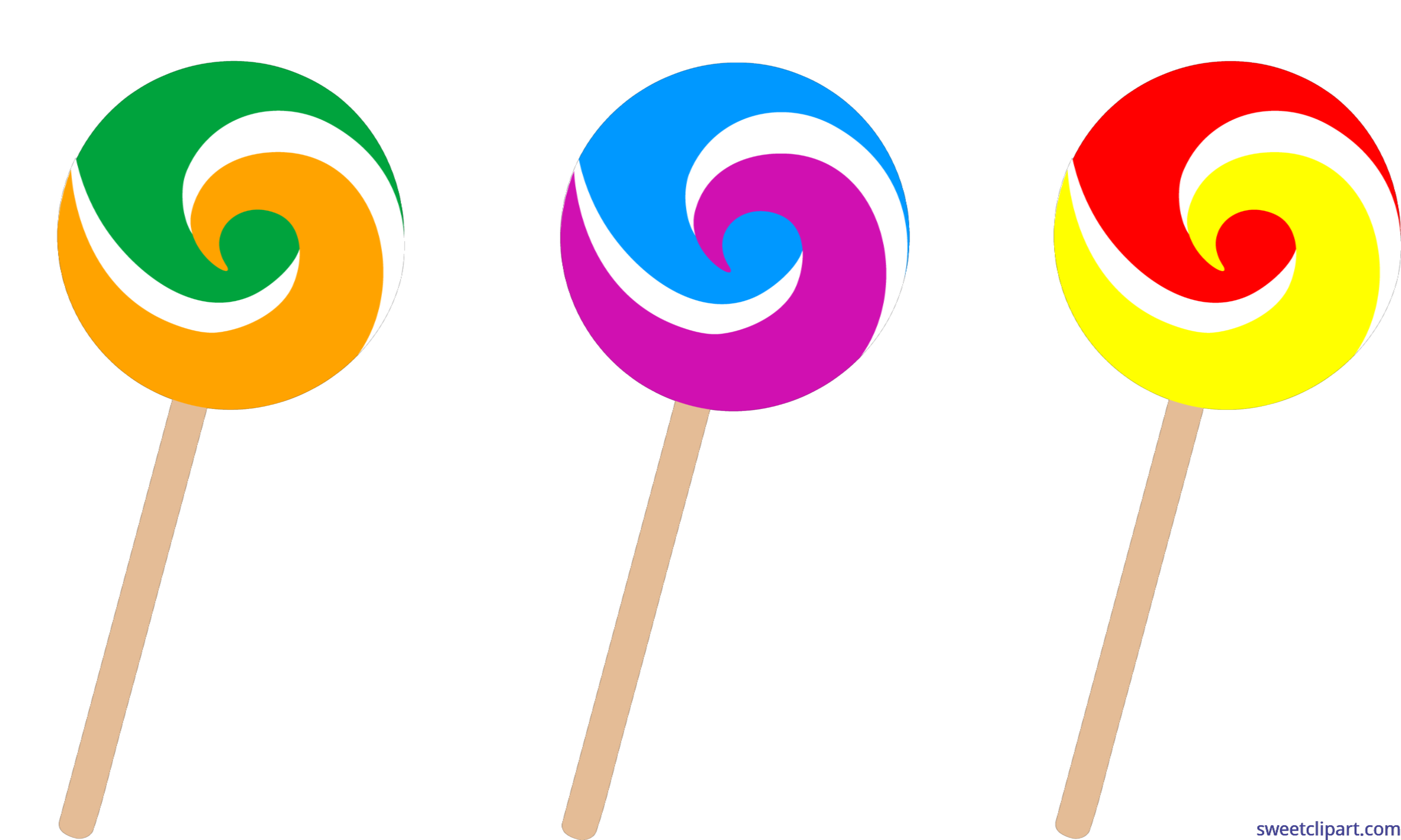 4962x2975 Lollipop Clipart Swirly