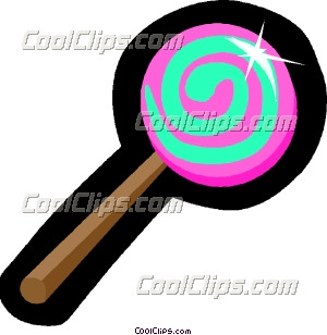 300x308 Lollipops Clip Art