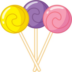 299x300 Lollipops Clipart Image