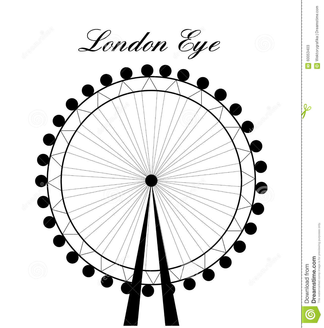 1284x1300 London Eye Clipart