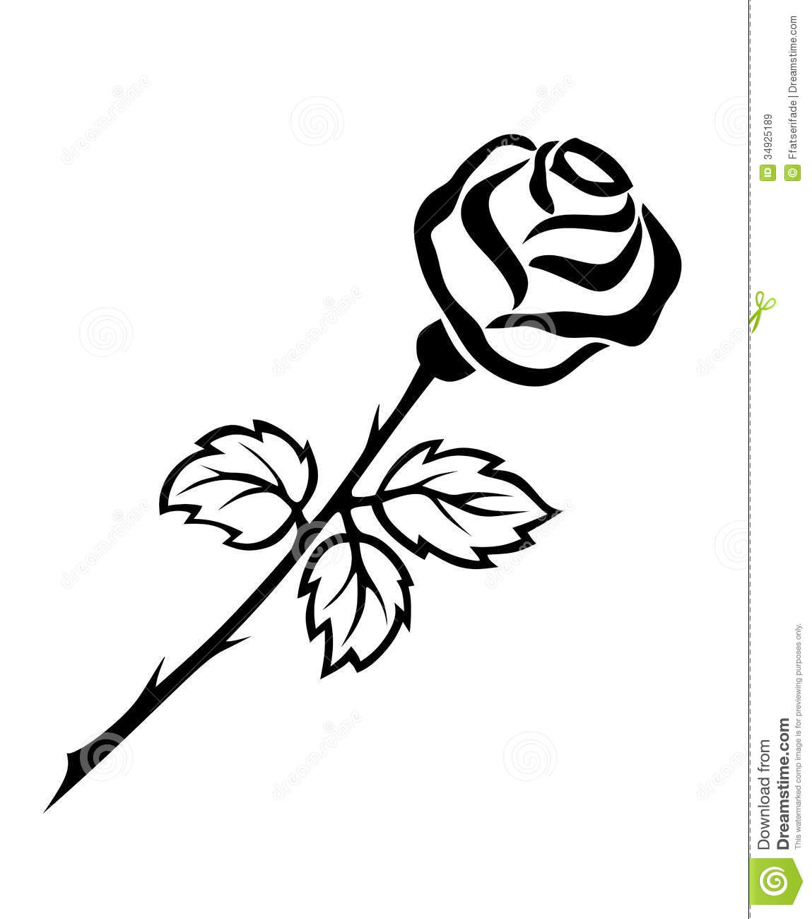Long Stem Rose Clipart Free Download On Clipartmag