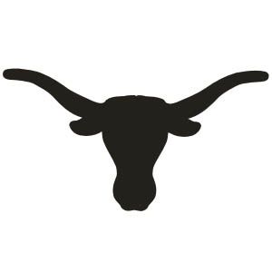 300x300 Longhorn Cattle Clipart Black And White