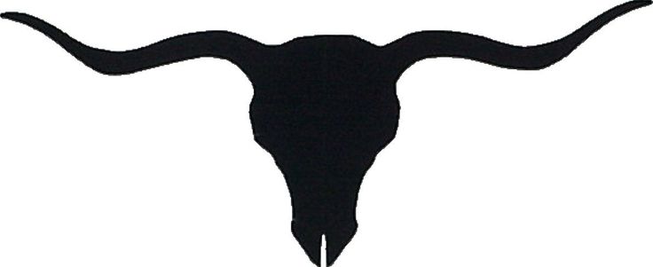 736x301 Texas Longhorn Silhouette Clipart