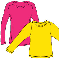 200x200 Long Sleeve T Shirt Clipart