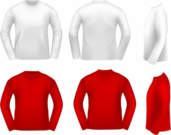 600x474 Long Sleeve Shirt Free Vector In Adobe Illustrator Ai ( Ai