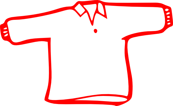 600x369 Red Long Sleeve Shirt Clip Art