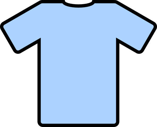 600x486 Blue T Shirt Cliparts 182246