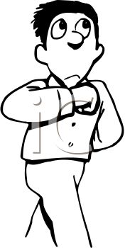 176x350 Picture Of A Man Walking With A Funny Look On His Face In A Vector