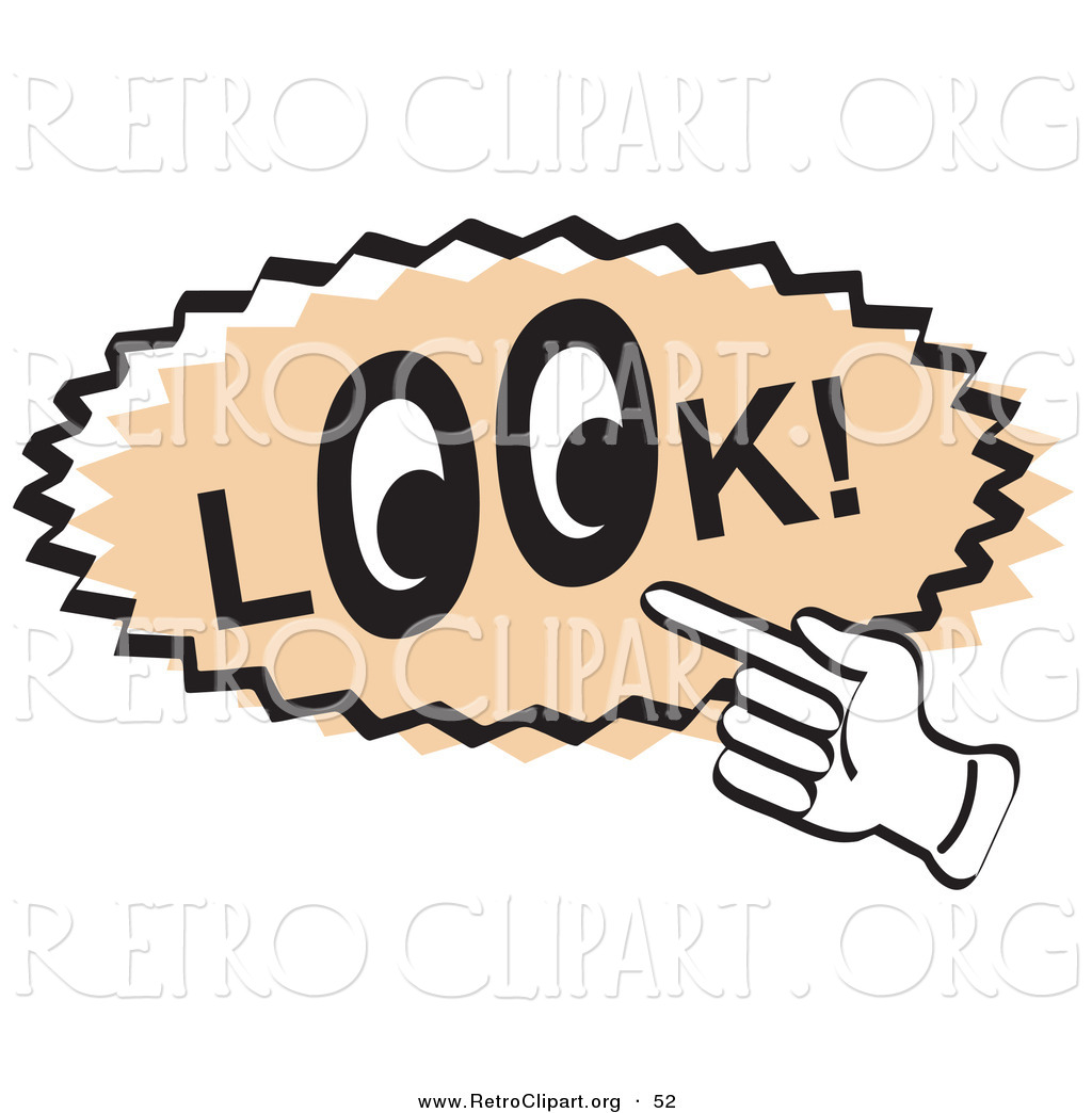 1024x1044 Retro Clipart Of A Tan Vintage Sign Showing A Hand Pointing To