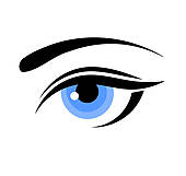 170x161 Clip Art Of Eye Icon Look Human Vision Symbol K22434169