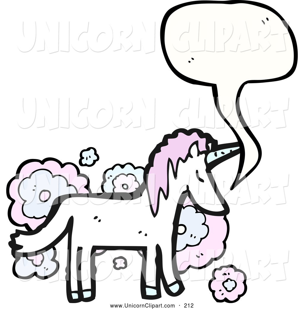 1024x1044 Fantasy Vector Clip Art Of A Talking Unicorn Looking Right By