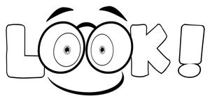 300x145 Eyes Looking Clipart
