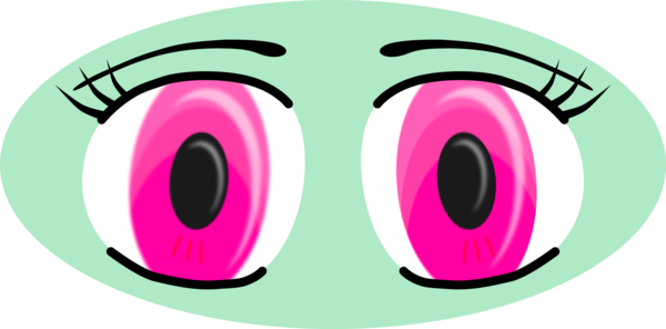 600x296 Clipart Of Eyes Looking