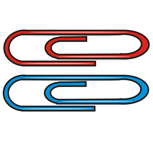 500x500 Paper Clip Vector Clipart Free Clip Art Images Image