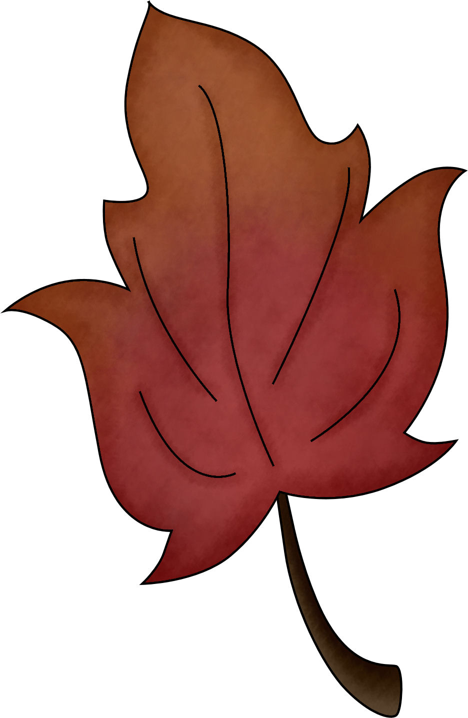 936x1436 Brown Clipart Autumn Leaves