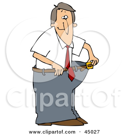 450x470 Skinny Santa Clipart