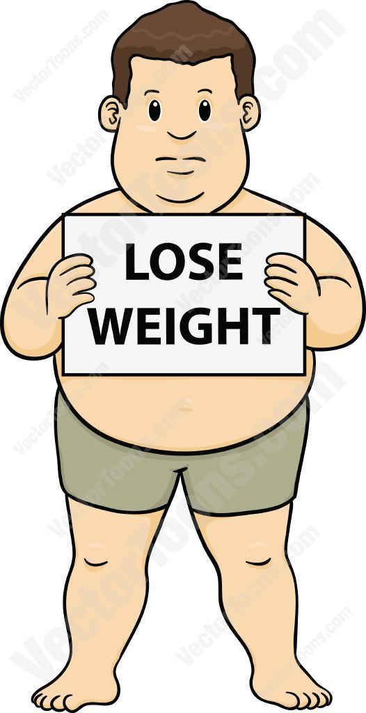 526x1024 Overweight Man In Shorts Holding A Sign That Says Lose Weight