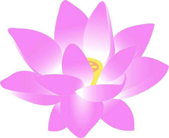550x450 Free Pink Lotus Flower Clip Art