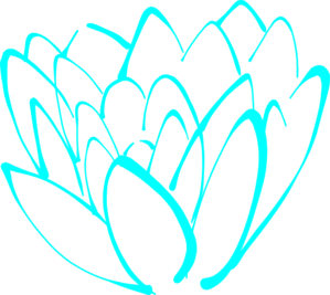 299x267 Blue Lotus Flower Clip Art