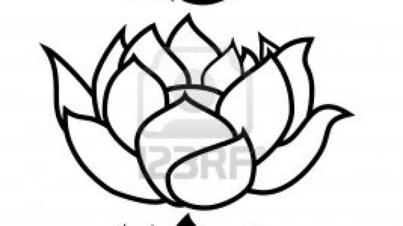 570x320 Simple Lotus Flower Drawing Wallpapers Flower Draw Lotus Tattoo
