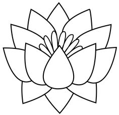 236x228 Lotus Flower. Vector Illustration