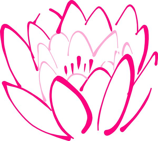 Lotus Flower Outline