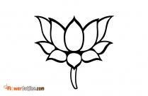 209x136 Lotus Flower Outline Lotus Outline Images, Pictures