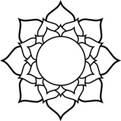 236x236 Lotus Flower And Soul, A Buddhism Symbol Doodle Templates