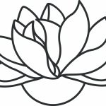 150x150 Lotus Flower Outline Drawing Archives
