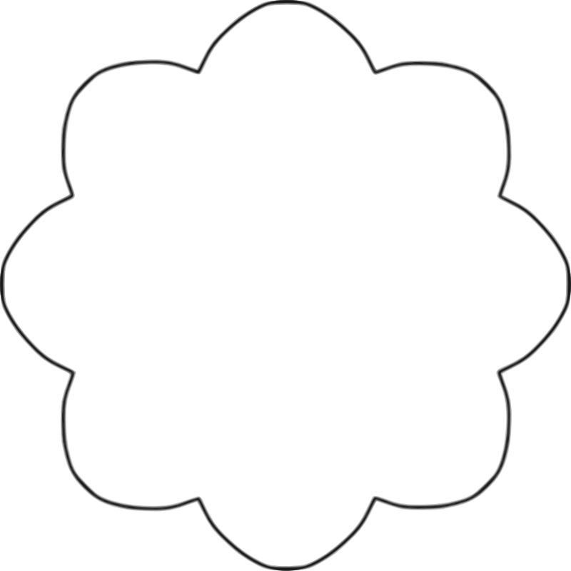800x800 Free Flower Shape Clip Art